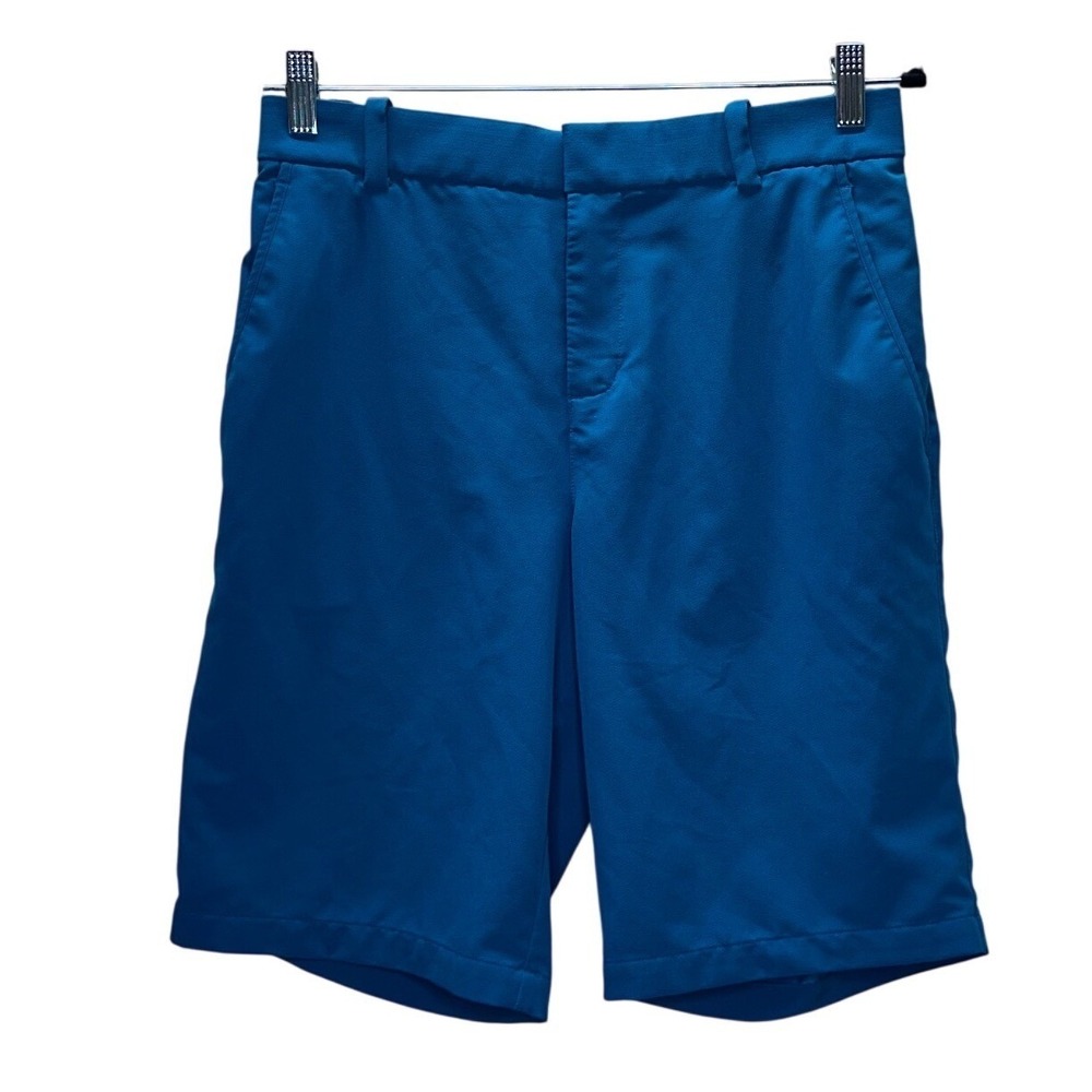 Nike Golf Dri-FIT Men's Shorts Blue Size 30 Flat Front Performance Golfing